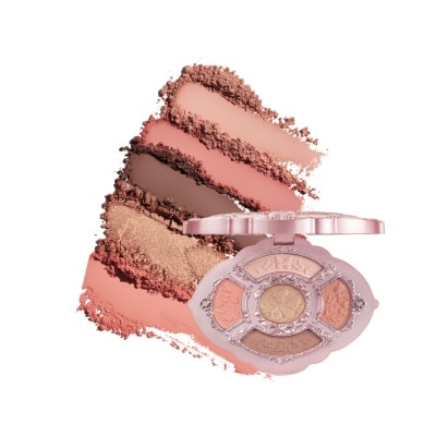 FLOWER KNOWS Midsummer Fairytales Collection Embossed Five-Color Makeup Palette 02 Flora Hermitage