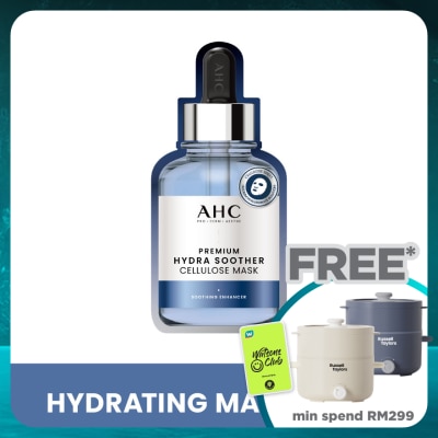 AHC Premium Hydra Soother Cellulose Mask 1s
