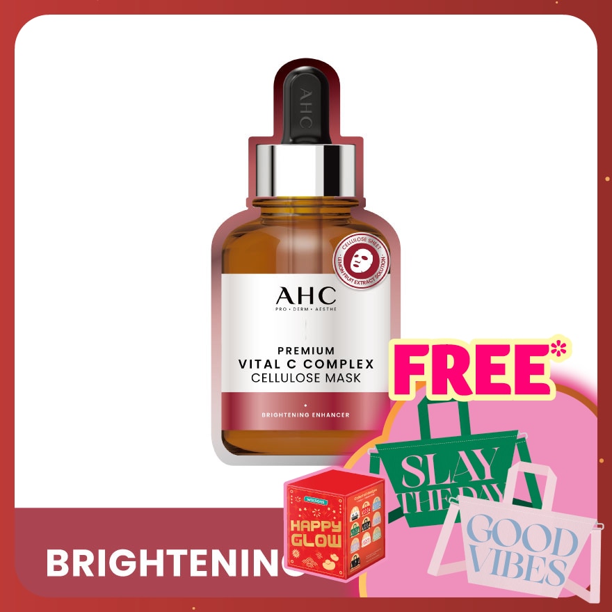 Premium Vital C Complex Cellulose Mask 1s