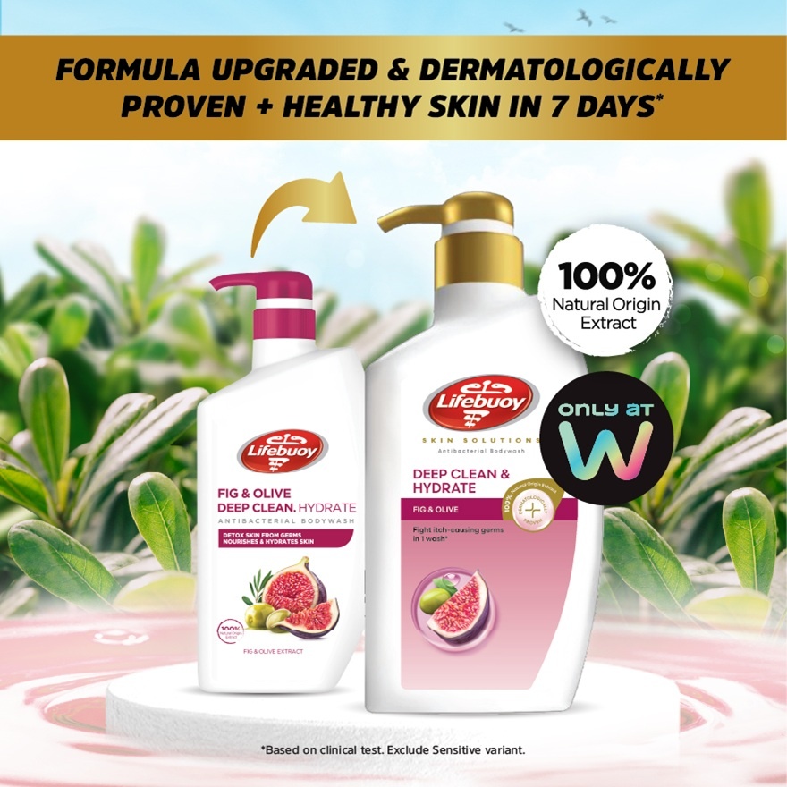 Body Wash Bottle Fig & Olive 900ml image
