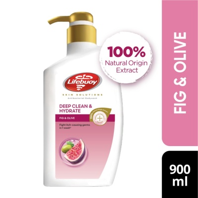 LIFEBUOY - Body Wash Bottle Fig & Olive 900ml