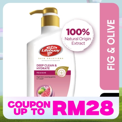 LIFEBUOY Body Wash Bottle Fig & Olive 900ml