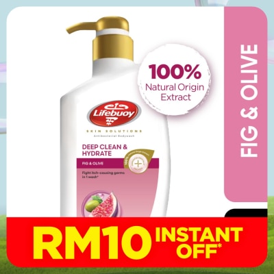 LIFEBUOY Body Wash Bottle Fig & Olive 900ml