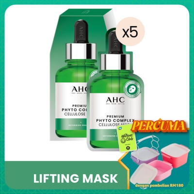 AHC - Premium Phyto Complex Cellulose Mask 5s
