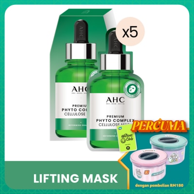 AHC Premium Phyto Complex Cellulose Mask 5s