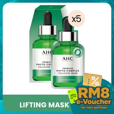 AHC Premium Phyto Complex Cellulose Mask 5s