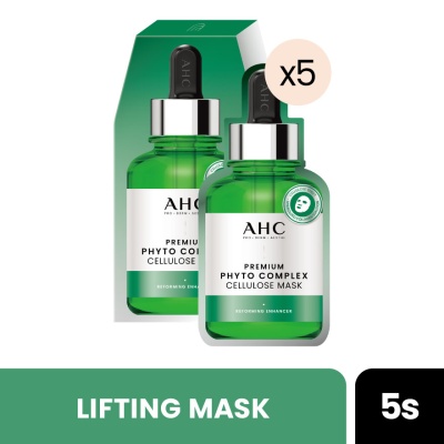 AHC - Premium Phyto Complex Cellulose Mask 5s