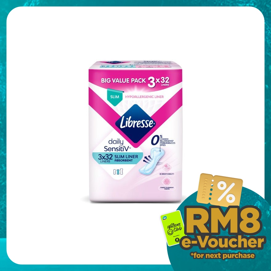 SensitiV Slim Pantyliner 3X32s