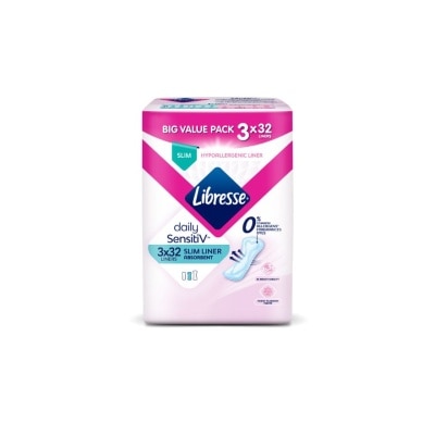LIBRESSE SensitiV Slim Pantyliner 3X32s