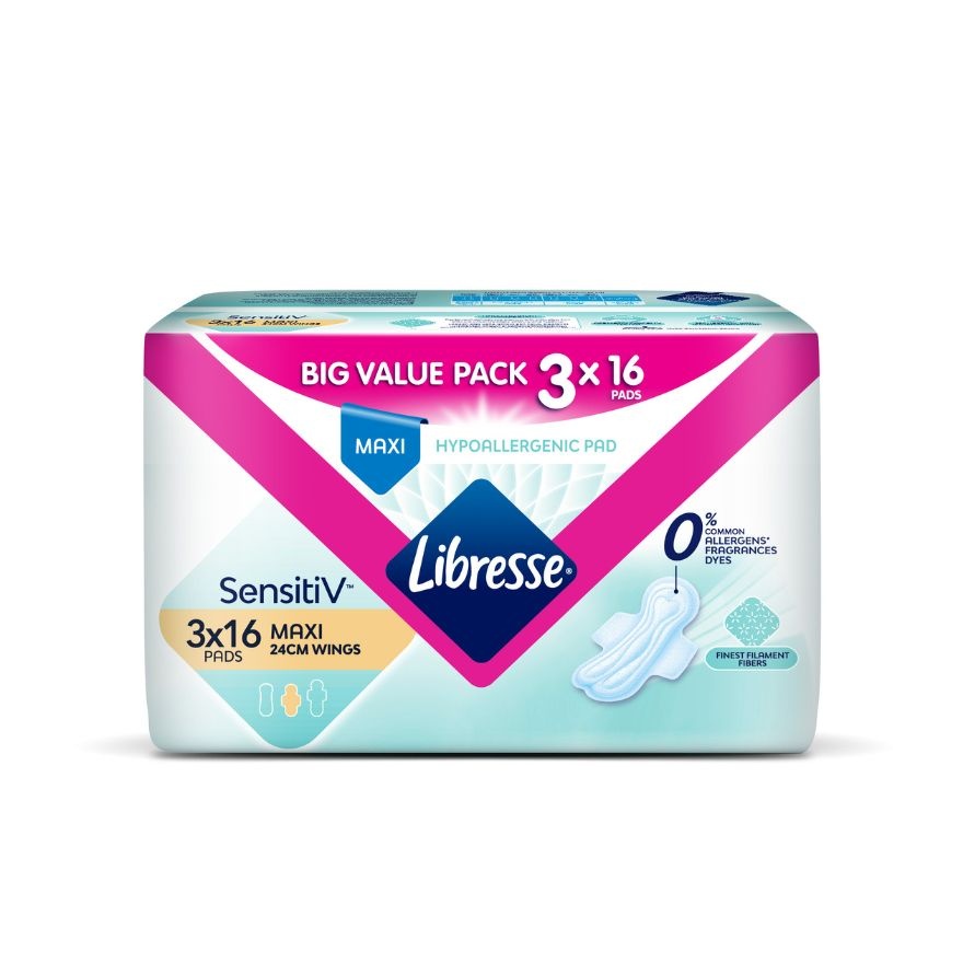 SensitiV Maxi Wings 24cm 3x16s
