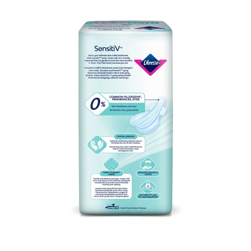 SensitiV Wider Back Night Wings 41cm 6s