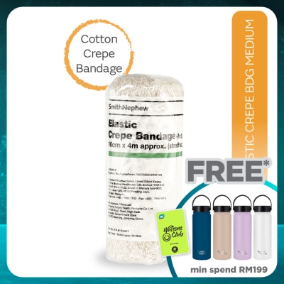 SMITH & NEPHEW Elastic Crepe Bandage (Medium WT.) 10CM X 4M