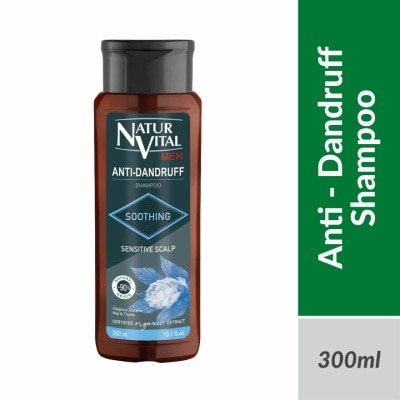 NATURVITAL Anti-Dandruff Shampoo (Men) - Sensitive Scalp 300ML