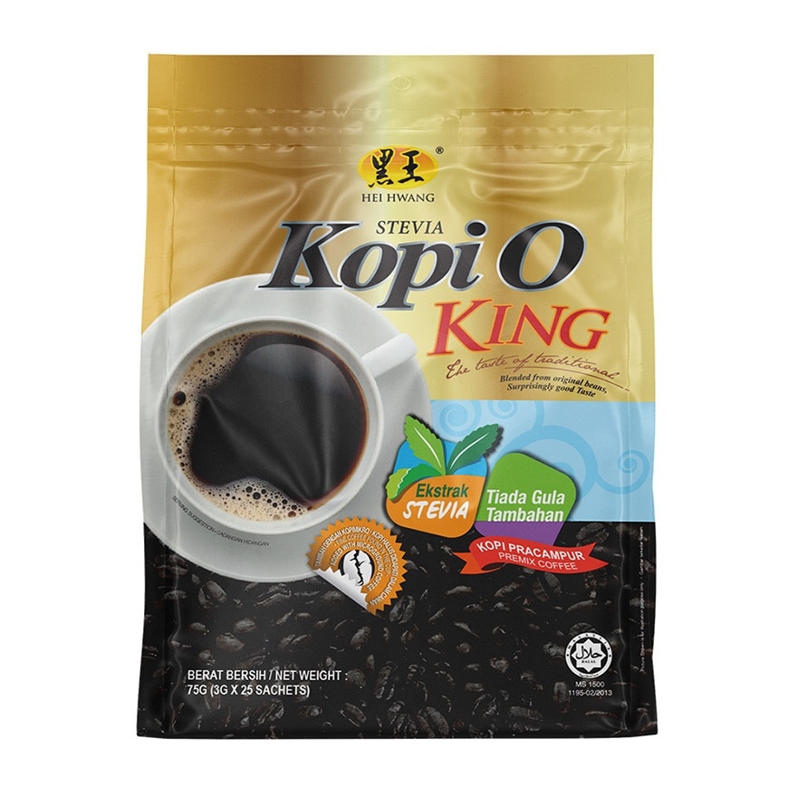 Instant Premix Kopi 'o' King Stevia 1s