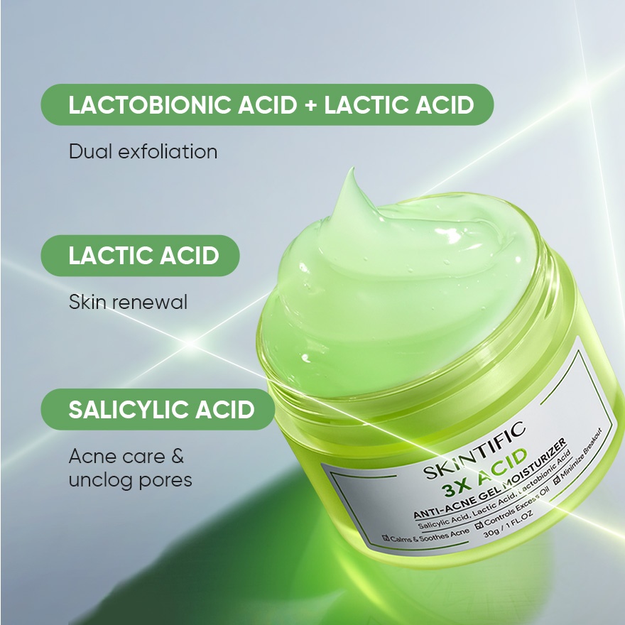 3X Acid Acne-Care Gel Moisturizer 30g image
