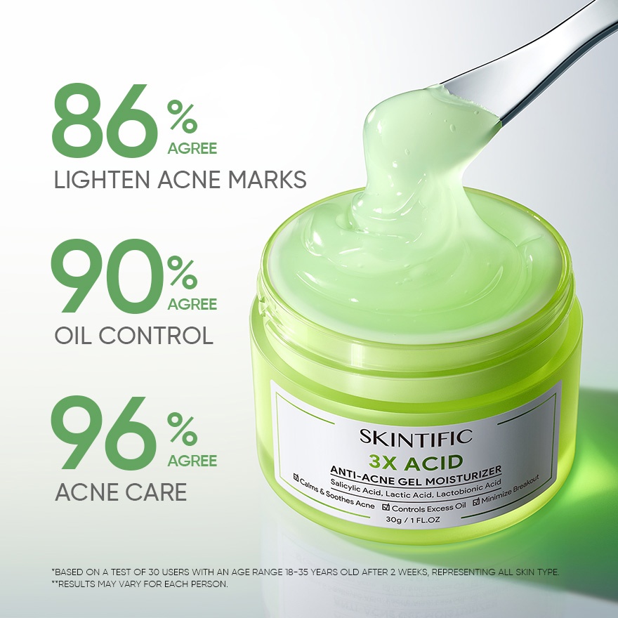 3X Acid Acne-Care Gel Moisturizer 30g image