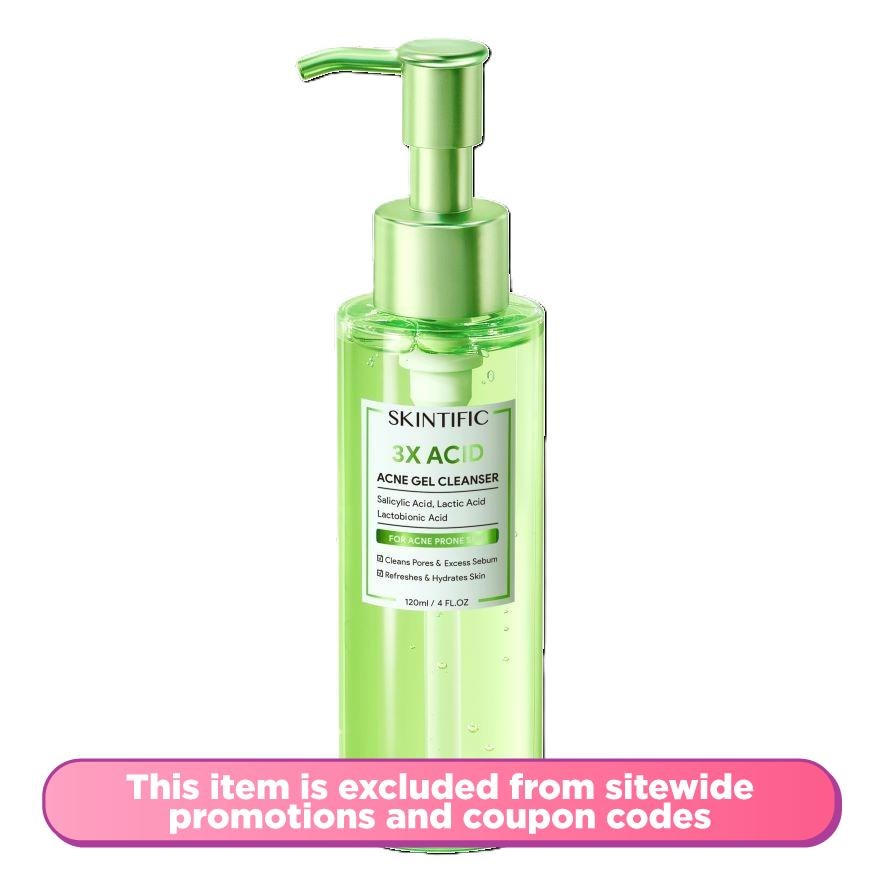 3X Acid Acne Gel Cleanser 120ml