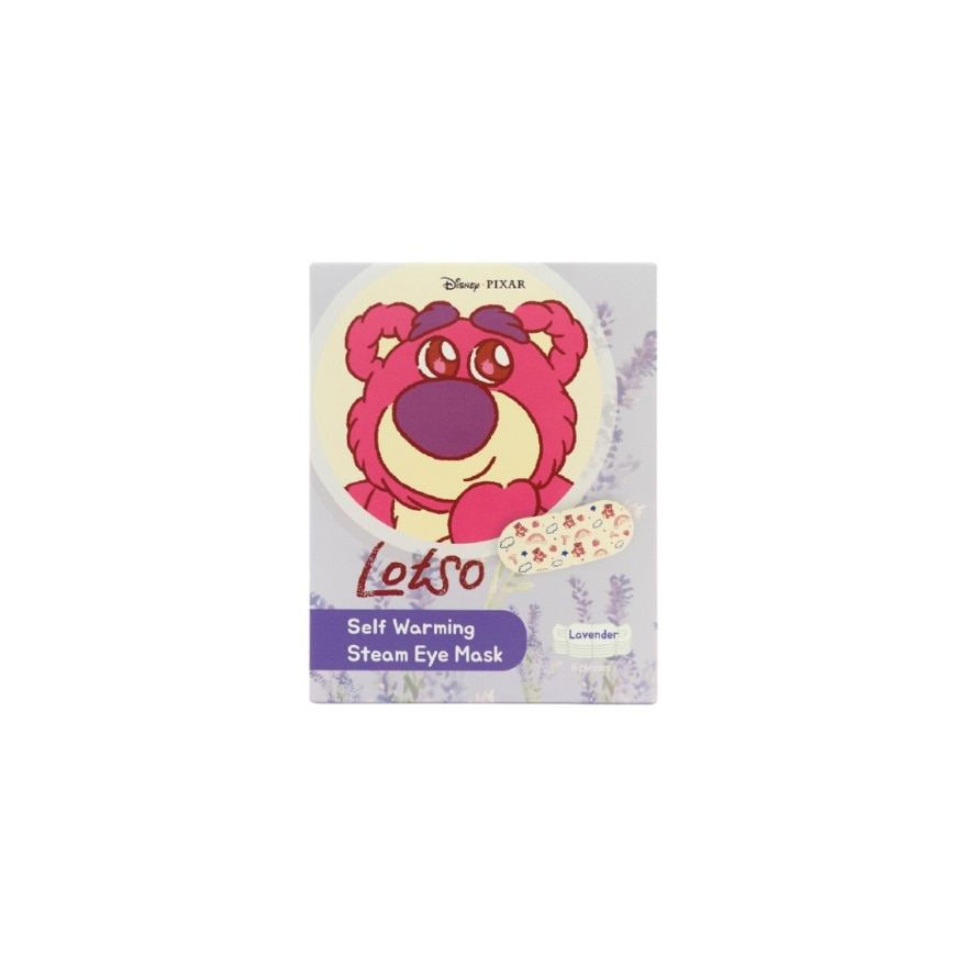 Lotso Self-Warming Steam Eye Mask Lavender 5'S (Expired Aug 2026)