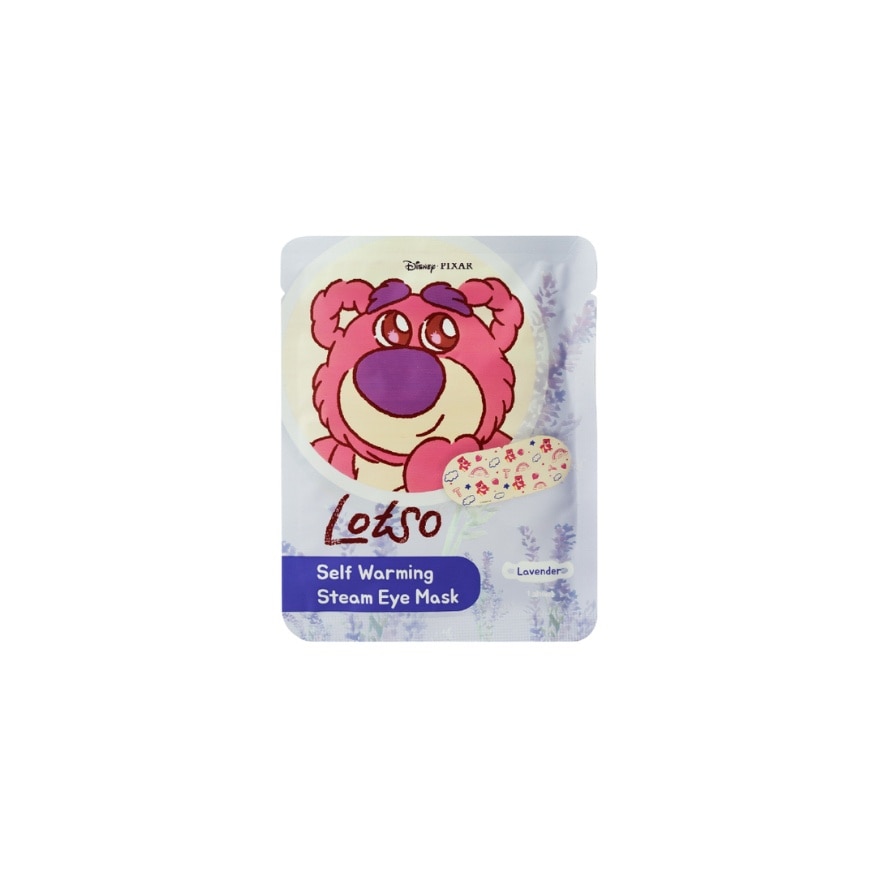 Lotso Self-Warming Steam Eye Mask Lavender 5'S (Expired Aug 2026)