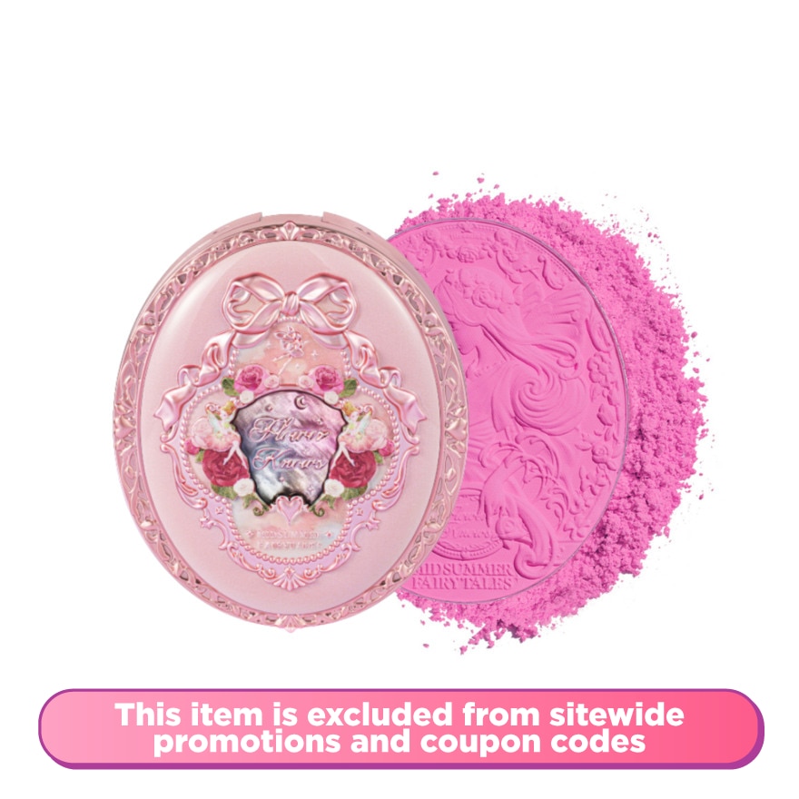 Midsummer Fairytales Collection Velvet Embossed Blush 02 Dreaming Butterfly