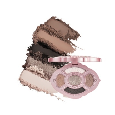 FLOWER KNOWS Midsummer Fairytales Collection Embossed Five-Color Makeup Palette 01 Hazel Fawn