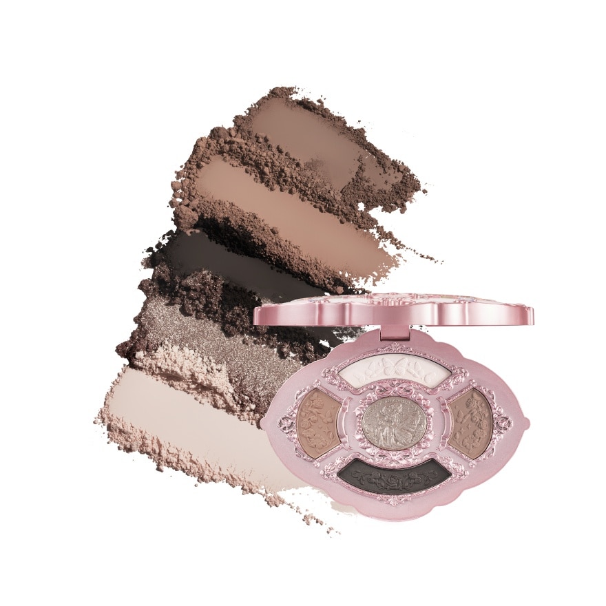 Midsummer Fairytales Collection Embossed Five-Color Makeup Palette 01 Hazel Fawn