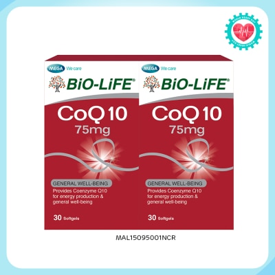 BIO-LIFE Coenzyme Q10 75mg 2 x30S