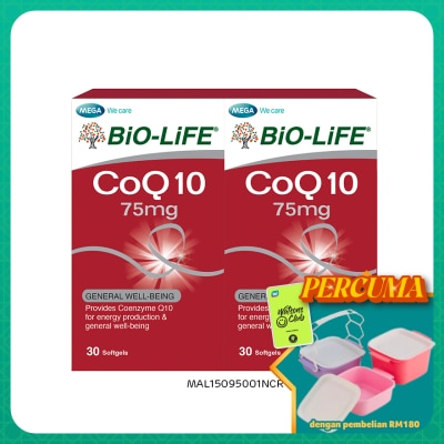 BIO-LIFE - Coenzyme Q10 75mg 2 x30S
