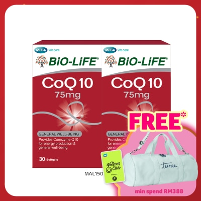 BIO-LIFE Coenzyme Q10 75mg 2 x30S