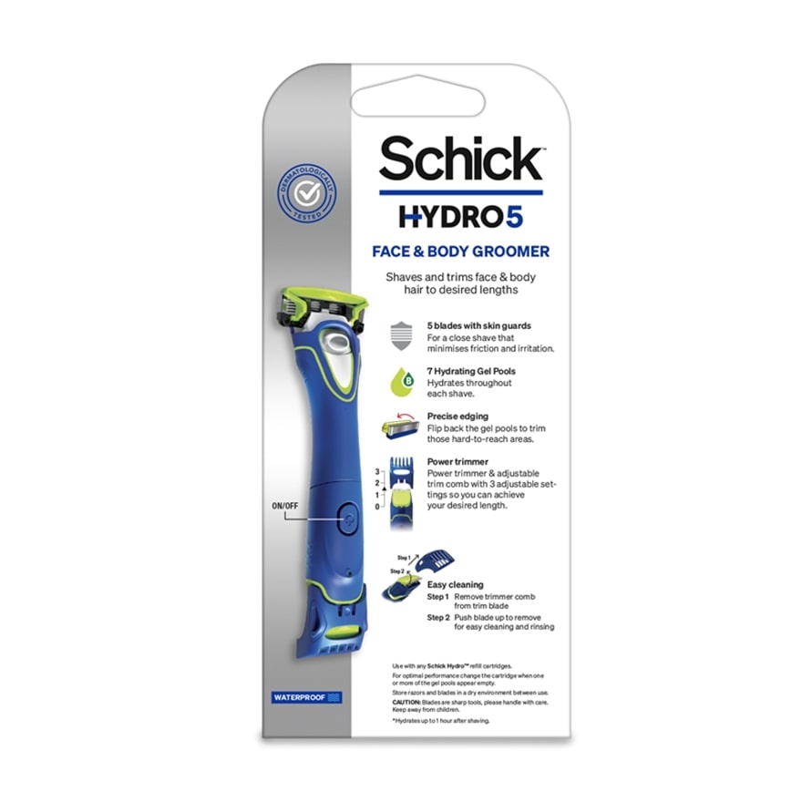 Hydro 5 Face & Body Groomer Kit 1s