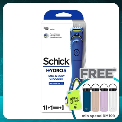 SCHICK Hydro 5 Face & Body Groomer Kit 1s