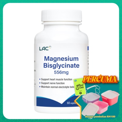 LAC - Magnesium Bisglycinate 556mg 60s