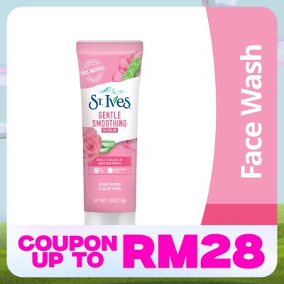 ST IVES Si Gentle Smooth Rose Scrub 50G