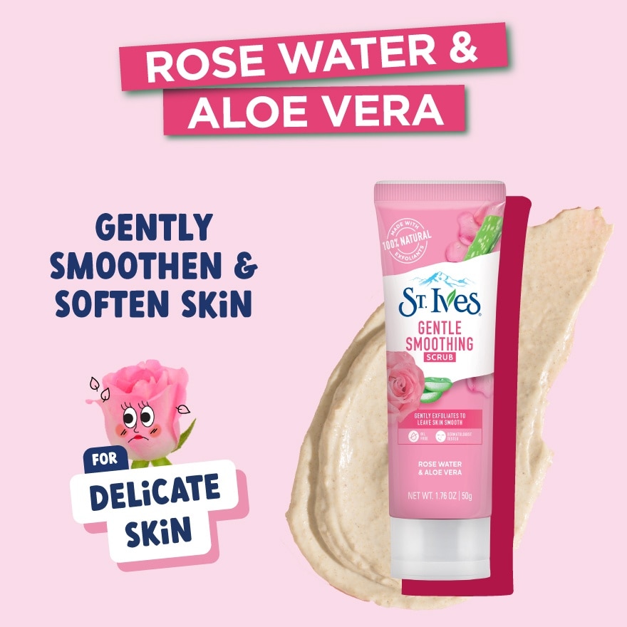 Si Gentle Smooth Rose Scrub 50G