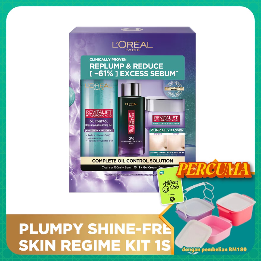 Hyaluronic Acid Oil Control Starter Kit 1S