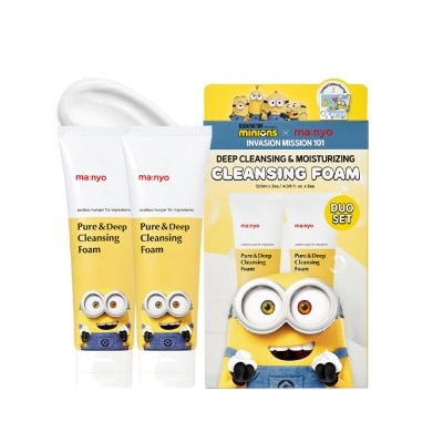 MANYO FACTORY Minion Pure & Deep Cleansing Foam Duo Set 1S