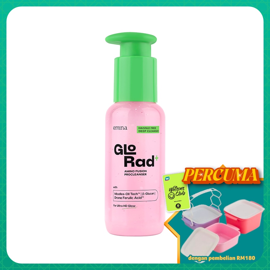 Glo Rad+ Hassle Free Cleanser Amino 100ml