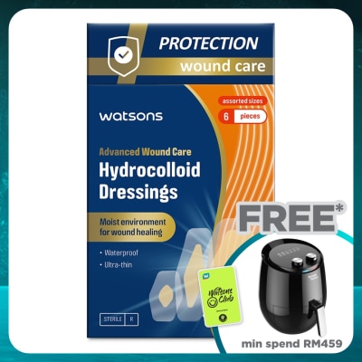 WATSONS Hydrocolloid Waterproof Plasters 6s