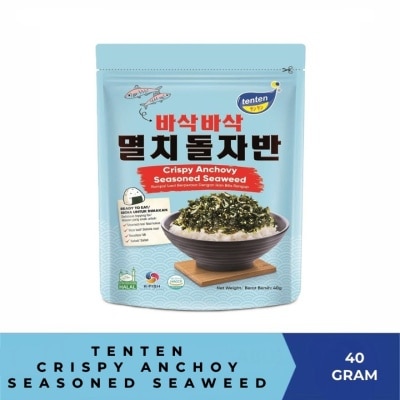 TEN TEN Crispy Anchoy Seasoned Seaweed 40G