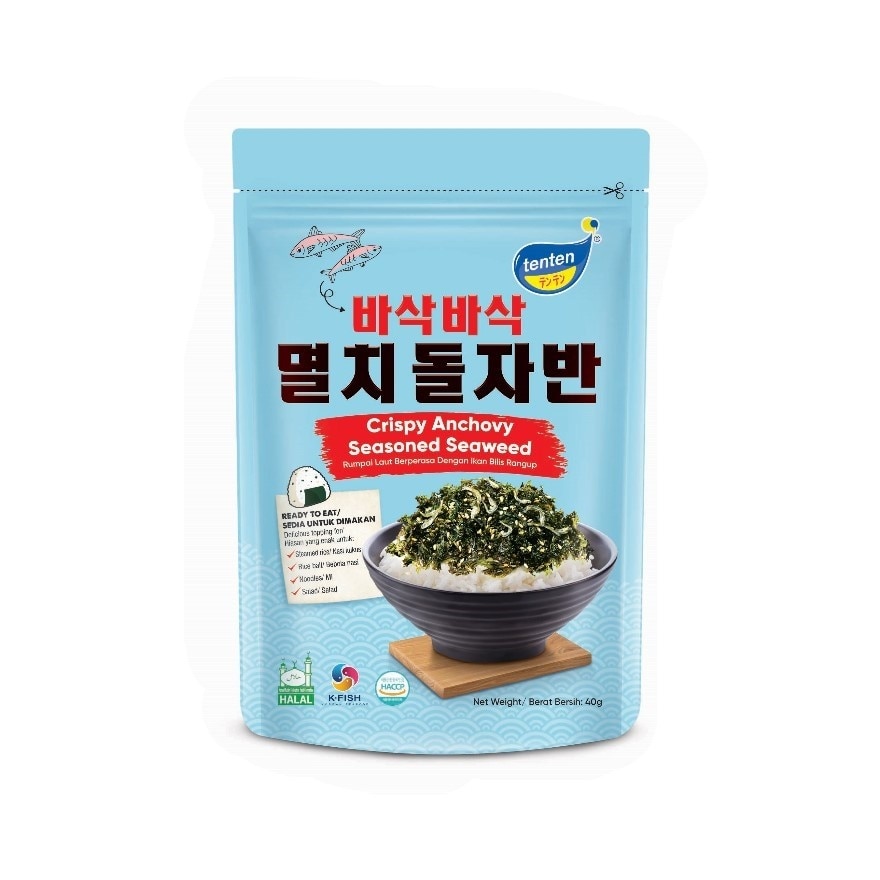 Crispy Anchoy Seasoned Seaweed 40G