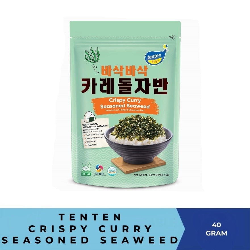 Crispy Curry Seasoned Seaweed 40G