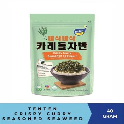 TEN TEN Crispy Curry Seasoned Seaweed 40G