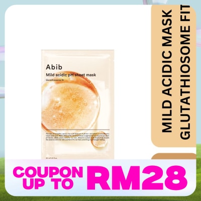 ABIB Mild Acidic PH Sheet Mask (Glutathiosome Fit)