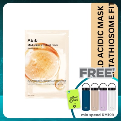 ABIB Mild Acidic PH Sheet Mask (Glutathiosome Fit)