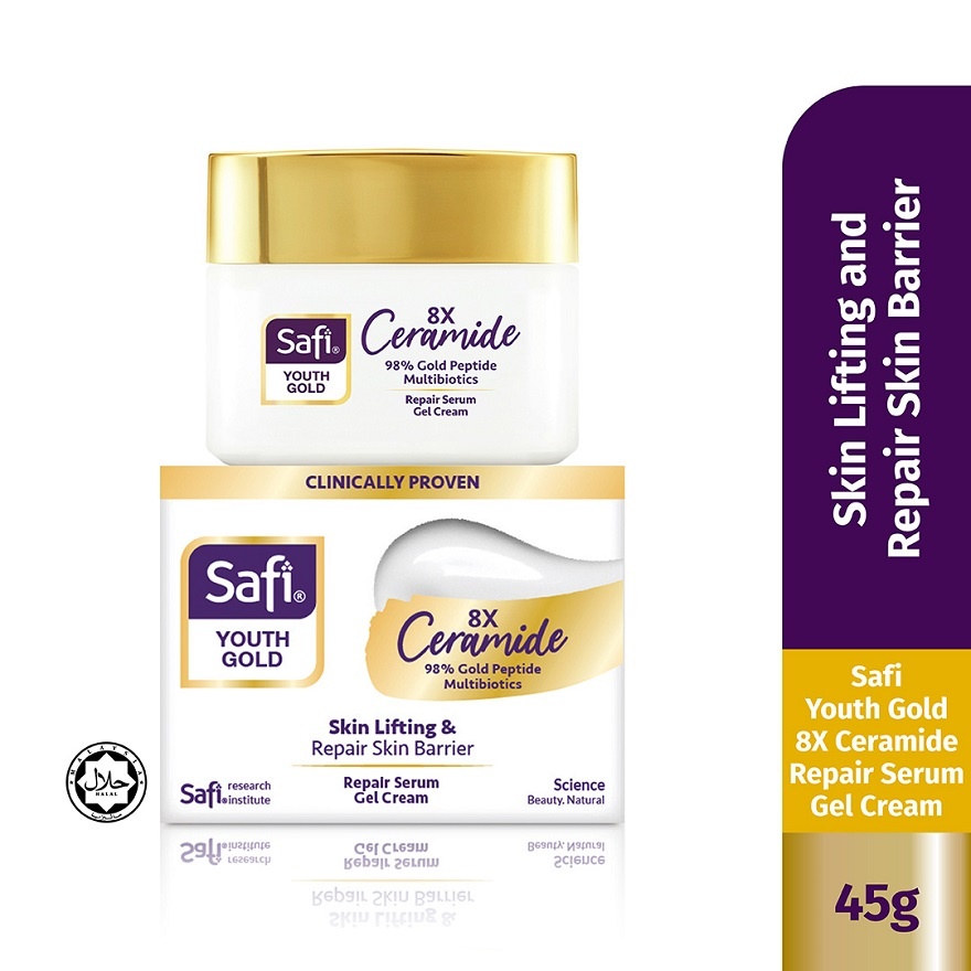 Youth Gold 8X Ceramide Repair Serum Gel Cream 45G