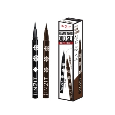 IN2IT Hair Brush Eyeliner Pen Duo Set EPHP02