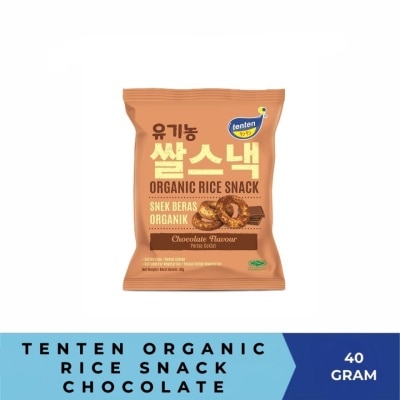 TEN TEN Organic Rice Snack Choc 40G