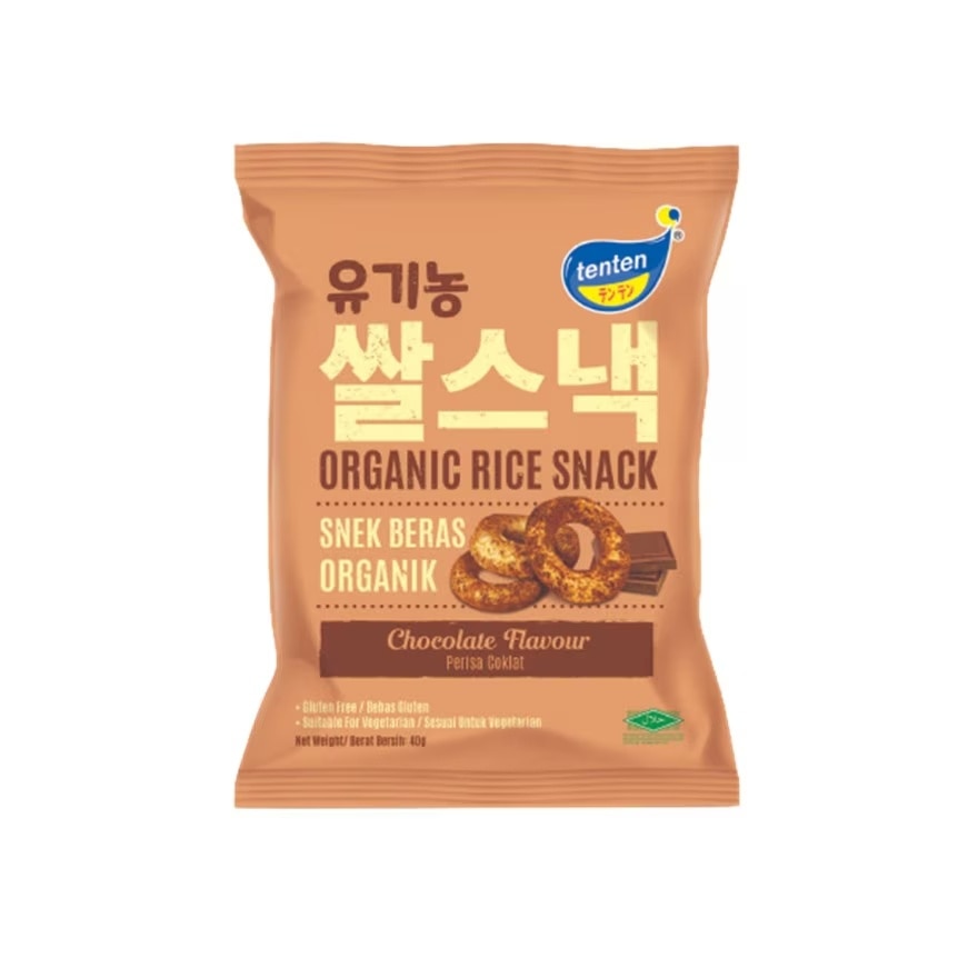 Organic Rice Snack Choc 40G