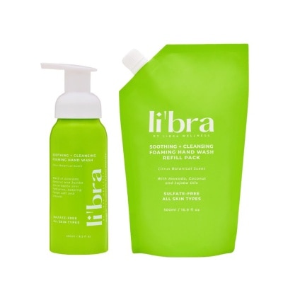 LI'BRA BY LIBRA WELLNESS Clean & Soothe Hand Wash Bundle 750ML