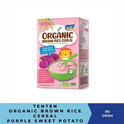 TEN TEN Organic Brown Rice Cereal Purple Sweet Potato 80G